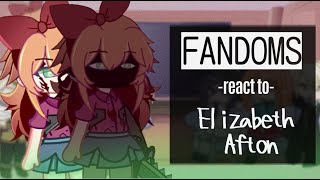 Fandoms React To ELIZABETH  AFTON FAMILY  Omori Harry Potter YTTD TOH Amphibia Danganronpa [upl. by Eibor]