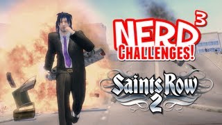 Nerd³ Challenges Evil Cars Saints Row 2 [upl. by Hosbein]