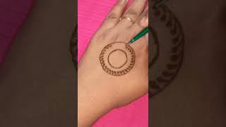 Back side Simple mehandi design 😍 pleasesubscribemychannel 🙏 [upl. by Safier]