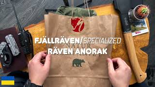 New FjällrävenSpecialized SF Räven Anorak Bike amp Hike Jacket Combat Jacket War in Ukraine [upl. by Anaujit]