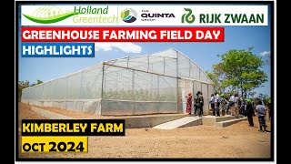 Holland Greentech Zambia Greenhouse Farming Field Day  Kimberley Farm  2024 Oct  Highlights [upl. by Etep]