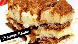 tiramisu cake❤️تيراميسو ايطالي بطريقة سهلة [upl. by Cheston]