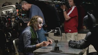 The Dark Knight  Heath Ledger Joker Behind The Scenes Rare [upl. by Ecniv]