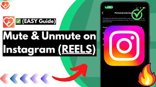 How to Mute and Unmute Instagram Reels Updated [upl. by Reniar520]