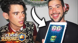 MI HERMANO ME REGALA GEMAS PARA COMPRARME EL NUEVO COFRE DE CLASH ROYALE  TheDonato [upl. by Ynohtnanhoj]