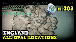 Assassins Creed Valhalla England All Opal Locations 303 Opal Locations in England [upl. by Casady132]