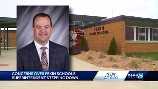 Pekin superintendent resigns many say school board is to blame [upl. by Atiseret]