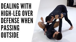 3 OPTIONS for passing on the outside when faced with HIGH LEG OVER defense [upl. by Orion]