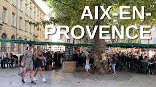 AIXENPROVENCE Walking Tour 4K [upl. by Ambrogio]