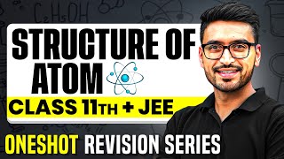 STRUCTURE OF ATOM  Complete Chapter in 1 Video  ConceptsPYQs  Class 11 JEE [upl. by Jackelyn]