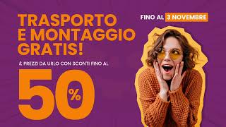 Trasporto e montaggio gratis sconti fino al 50 Termina domenica 311 Scopri su LINK IN BIO [upl. by Placia]