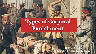 Types of Corporal punishment [upl. by Hamrnand]