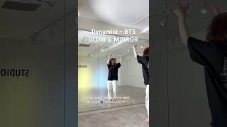 Dynamite  BTS slowampmirror dance cover bts dynamite slow mirror kpop [upl. by Tat976]