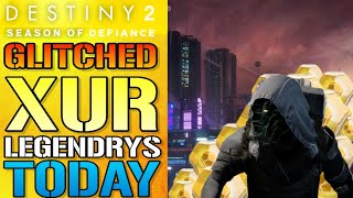 Destiny 2 GLITCHED XUR Is Here Legendary Weapons amp EXOTICS March 21st2023 Season Of Defiance [upl. by Yesnek]