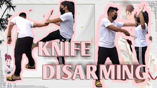 KNIFE DISARMING TECHNIQUESPE [upl. by Iong]