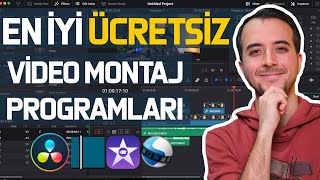 En İyi Ücretsiz Video Düzenleme Programları  Video Montaj Nasıl Yapılır [upl. by Dielle940]