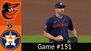 Astros VS Orioles Condensed Game 91823 [upl. by Aisyla]