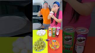 Emoji cake vs random foods ice cream challenge🍨 funny by Ethan Funny Family [upl. by Norm69]