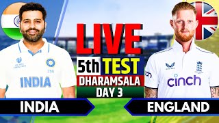 India vs England 5th Test  India vs England Live  IND vs ENG Live Score amp Commentary Session 2 [upl. by Bartholemy]