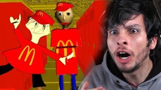 BALDI SE FUÉ A TRABAJAR AL MCDONALS  WTF  Baldis Basics In Education  DeGoBooM [upl. by Dreher]