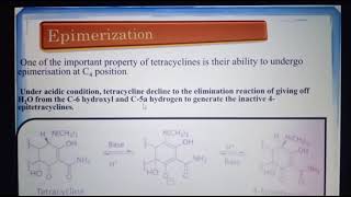 epimerization of tetracycline in detailed [upl. by Patnode]