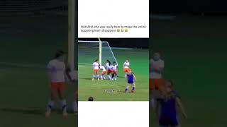 The Funniest Football Free Kick ever Women soccer funny moment 😂 [upl. by Anirec]