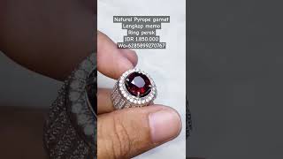 pyrope garnet garnetjewelry garnetring redgarnet kolektorbatu gemstone fypシ゚viral [upl. by Dody544]