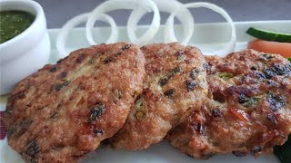 Chapli Kabab RecipeChiken Chappli Kabab [upl. by Nellad858]