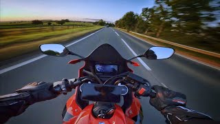 HONDA CBR650R  quotENGINE SOUND ONLYquot  TWILIGHT  AKRAPOVIC  POV  CINEMATIC [upl. by Ateval]