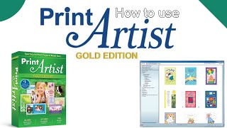 Print Artist Platinum 25  Print Software  Tutorial of Print Artist 25 APP [upl. by Euqnimod317]