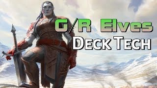 Mtg Budget Deck Tech GR Elves in Dominaria Standard [upl. by Gierc833]