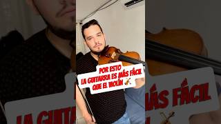 Que es mas facil La guitarra o el violin 😜 comedy funny parodia fyp chistesdemusicos [upl. by Notliw943]