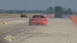 Dodge Viper almost crash on drag strip [upl. by Hamlen]