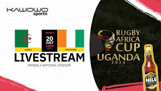 LIVE ALGERIA VS COTE D’IVOIRE  2024 MEN’S RUGBY AFRICA CUP [upl. by Sirraj]