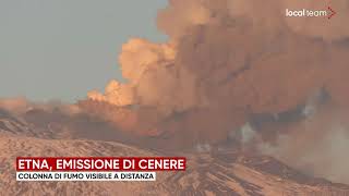 LIVE Eruzione Etna emissione di cenere diretta video [upl. by Pega902]