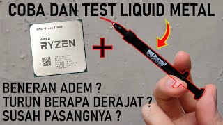 COBA LIQUID METAL BUAT PC  Thermal Grizzly Conductonaut [upl. by Etteinotna]