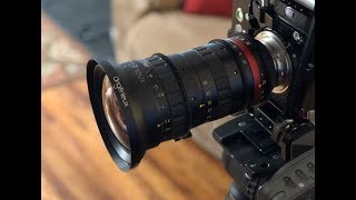 Angenieux Optimo Style 1640mm Lens Test [upl. by Jehiah]