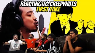 THEY COOKED  THE FIRST TAKE  CREEPY NUTS  BLING BANG BANG BORN REACTION  TMC [upl. by Fayre]