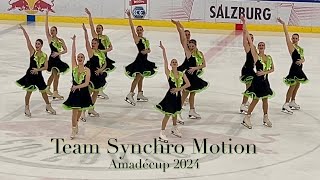 Team Synchro Motion 🇩🇪 Amadécup 2024 Free Skating  Synchronized skating [upl. by Jardena]