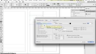 InDesign  Utiliser un gabarit  original [upl. by Eiramanin]