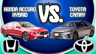 Toyota Camry VS Honda Accord hybrid comparison  Which hybrid for you [upl. by Ais979]