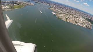 4K Takeoff Taking Off From LGA Airport in An ERJ175 on American Airlines [upl. by Anawik]