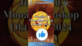 Jungfrau GESUNDHEIT 🩺 Horoskop Oktober 2024 [upl. by Boeschen]