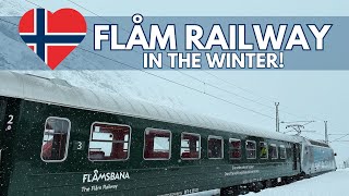 Flåm Railway in Winter Norways World Famous Train Journey in Winter [upl. by Yren789]