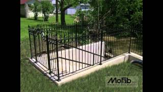 Indiana Ornamental Wrought Iron Fencing MoFab Inc [upl. by Albarran726]