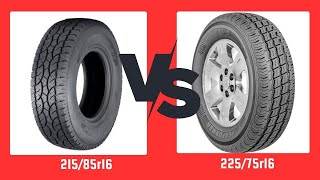 Tire Size 21585r16 vs 22575r16 [upl. by Etnelav489]