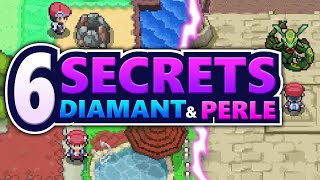 6 SECRETS amp ASTUCES DANS POKÉMON DIAMANT amp PERLE [upl. by Hpesojnhoj210]