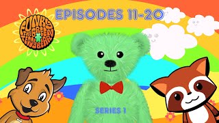 Funky the Green Teddy Bear – Preschool Fun for Everyone Series 1 Episodes 1120 [upl. by Eibrab834]