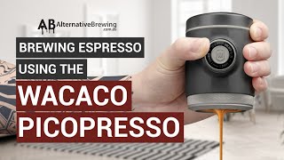 Brewing Espresso with the Wacaco Picopresso [upl. by Rolanda218]