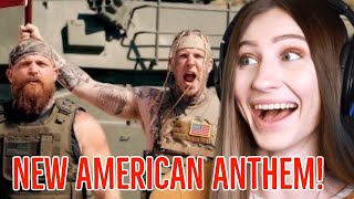 Tom MacDonald Adam Calhoun American Flags The Brave 2 REACTION Carlie Shea What Now Reactions [upl. by Drugge]